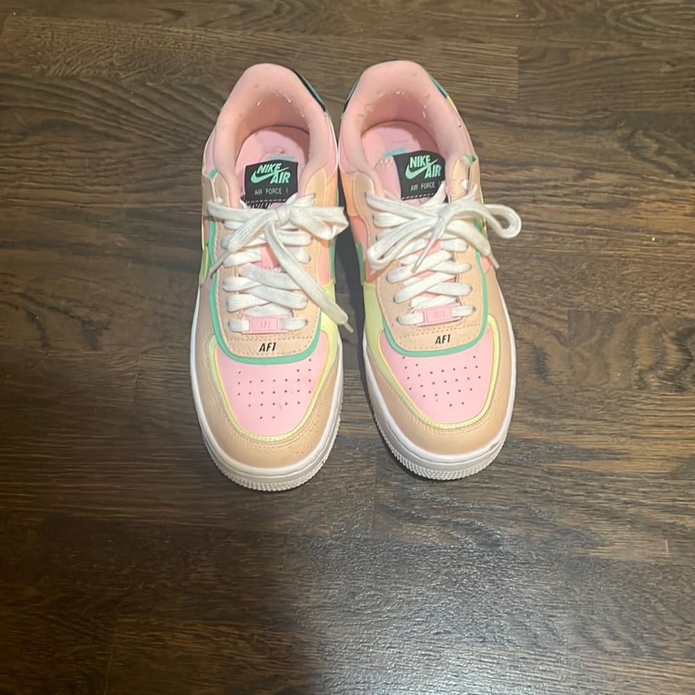 Nike shadow Air Force one’s multicolor